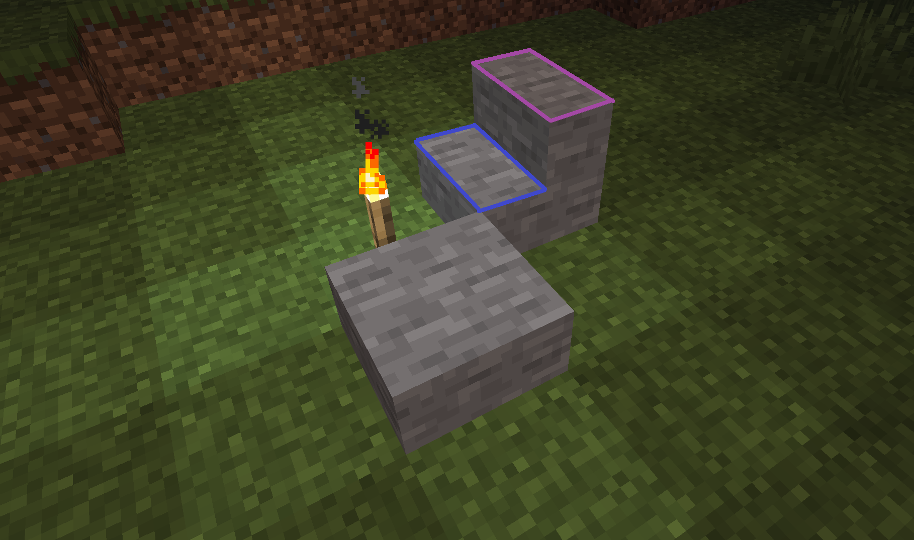 stairs and slab with flat ao